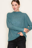 Peacock Soft Dolman Sleeve Sweater