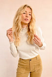 Ivory Long Sleeve Sweater Top