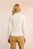 Ivory Long Sleeve Sweater Top