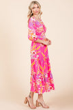 Pink Tropical Twist Maxi