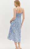 Blue & White Ric Rac Midi