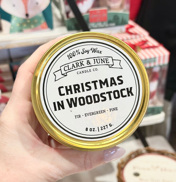 Christmas In Woodstock Candle