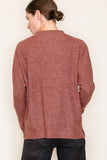 Rust Soft Dolman Sleeve Sweater