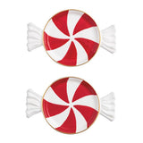 Red Candy Tidbit Plate - Single Plate