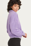 Butter Soft Purple Quarter Zip Top
