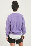 Purple Soft Crewneck Sweatshirt