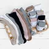 Ribbed Tights Stockings white / S/ 6-18m