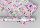 Swiftie Taylor Swift Mosaic Magic Wrapping Paper: Swiftie Mosaic