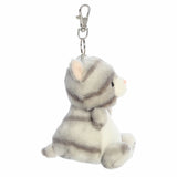 Palm Pal 4" Silver Kitty™ Clip-On Key Chain