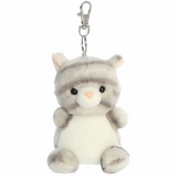Palm Pal 4" Silver Kitty™ Clip-On Key Chain