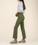 Army Green Kelsey High Rise Ankle Flare