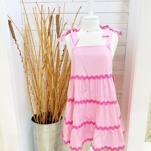 Pink Rick Rack Dress