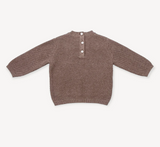 Bear Ear Embroidered Knit Pullover