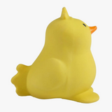 Chick Natural Organic Rubber Teether, Rattle & Bath Toy