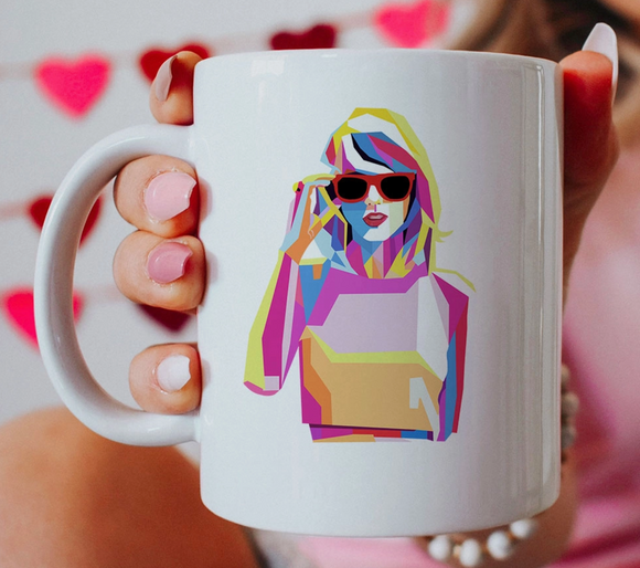 Taylor Swift Watercolor Mug
