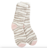 Neutral Zebra Knit Pickin' Socks