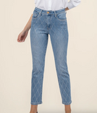 Gifted Reese High Rise Ankle Straight Leg Jeans