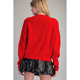 Red Candy Cane Merry Sweater