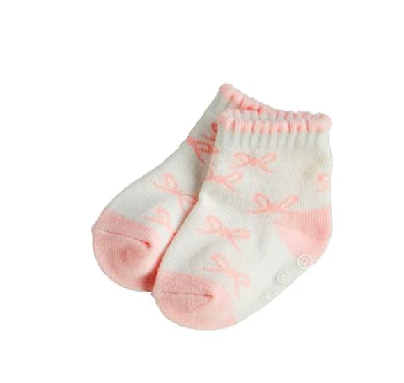 Bow Pink Baby Sock