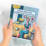 Adulting - Funny Vintage Swedish Dishcloth for Divas