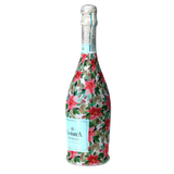 Holiday Bloom Prosecco Bottle Wrap