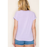 Light Lavender Short Sleeve Tee
