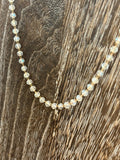 Clear Glass Bead Necklace
