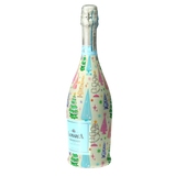 Timeless Christmas Trees Prosecco Bottle Wrap