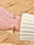 Two Tone Double Cross Cuff