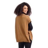 Tye Sweater Vest Tan - One Size