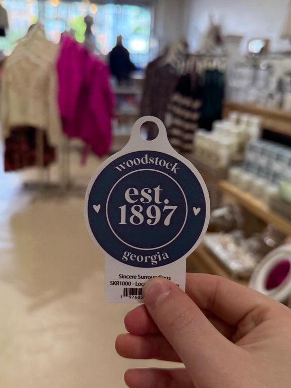 Woodstock, GA - Est. 1897 Sticker