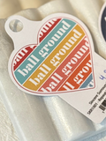Ball Ground, GA Repeat Heart Sticker