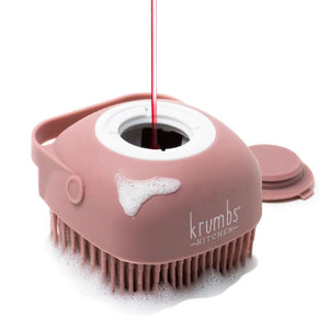 Silicone Dish Scrubber - Pink