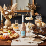 Autumn Web Prosecco Bottle Wrap