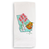 Floral Georgia On My Mind: Dishtowel
