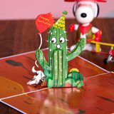Happy Birthday Prick Funny 3D Pop-Up Cactus Card