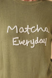 Matcha Everyday Green Sweater