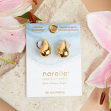 Gold - Tear Drop Earrings