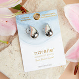 Silver - Tear Drop Earrings