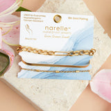 Gold - Multi Paper Clip Snake Chain Bracelet Set