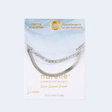 Silver - 2 Row Snake Chain Anklet