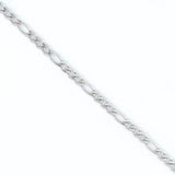 Silver - Figaro Chain Necklace