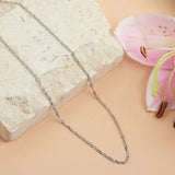 Silver - Twisted Chain Necklace