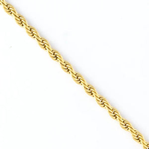 Gold - Twisted Chain Necklace