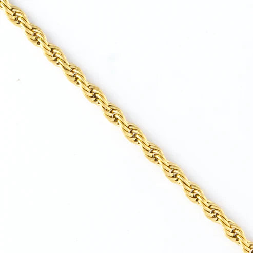 Gold - Twisted Chain Necklace