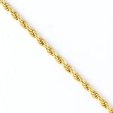 Gold - Twisted Chain Necklace