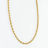Gold - Twisted Chain Necklace