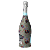 Autumn Turkey Trellis Prosecco Bottle Wrap