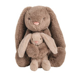 Mama & Baby Bunny Plush Set