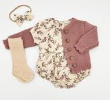 Anessa Romper Set: 2pc set (romper+bow) / 12-18 mo